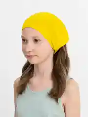 Желтый бандана косынка летняя на резинка