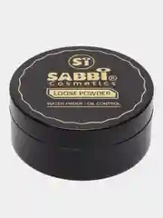 Черный пудра для лица рассыпчатая, матирующая Sabbi