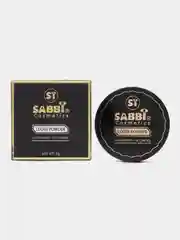Черный пудра для лица рассыпчатая, матирующая Sabbi