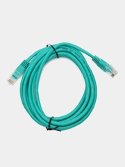 Патчкорд UTP кат.5E RJ-45 вилка <--> RJ-45 вилка, зеленый, 3 м.