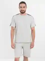 Мятный костюм с лампасами мужской футболка шорты