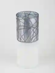 Белый ваза для цветов настольная, стекло