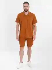 Терракотовый комплект мужской: футболка и шорты Mens