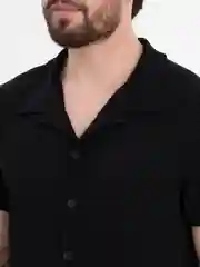 Черный мужской летний костюм лапша