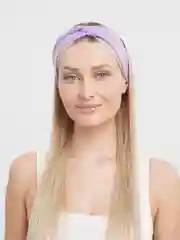 Лавандовый повязка на голову женская, спортивная