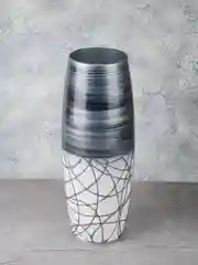 Прозрачный ваза напольная высокая, стекло