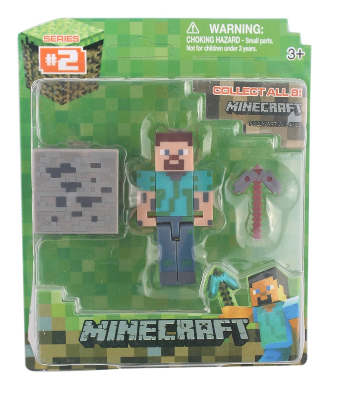 Фигурки Майнкрафт / Minecraft / Коллекционная игрушка / Стив / Компьютерная игра /3 в 1