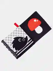 Белый книжка - шуршалка по методике Г. Домана,Чёрно-белые картинки для малышей , Животные