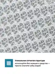 Губки для посуды набор Shiny Kitchen, сетка для посуды, 5 шт