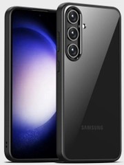 Прозрачный чехол для Samsung S24 Plus / Самсунг S24 + с силиконовым кантом Crystal Case