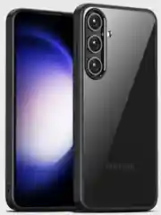 Прозрачный чехол для Samsung S24 Plus / Самсунг S24 + с силиконовым кантом Crystal Case
