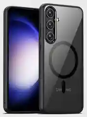 Прозрачный чехол для Samsung S24 Plus / Самсунг S24 + с силиконовым кантом Crystal Case