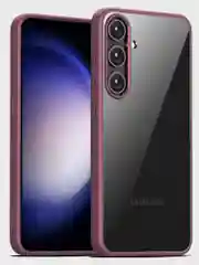 Прозрачный чехол для Samsung S24 Plus / Самсунг S24 + с силиконовым кантом Crystal Case