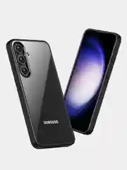 Прозрачный чехол для Samsung S24 Plus / Самсунг S24 + с силиконовым кантом Crystal Case