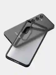 Прозрачный чехол для Samsung S24 Plus / Самсунг S24 + с силиконовым кантом Crystal Case