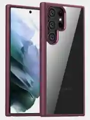 Прозрачный чехол для Samsung S24 Ultra / Самсунг S24 Ультра с силиконовым кантом