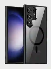 Прозрачный чехол для Samsung S24 Ultra / Самсунг S24 Ультра с силиконовым кантом