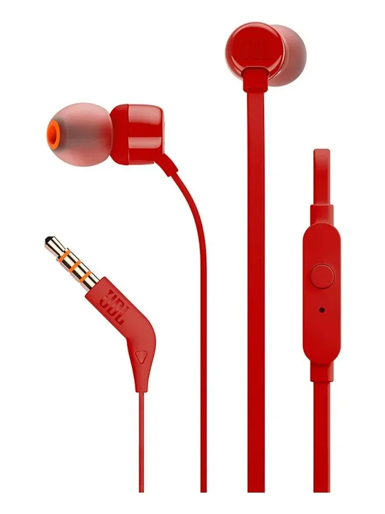Красный внутриканальные наушники JBL TUNE110