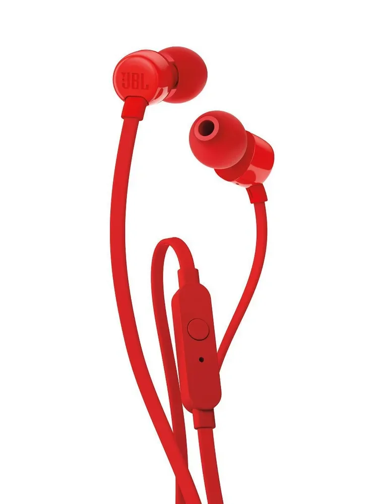 Красный внутриканальные наушники JBL TUNE110