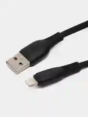 USB кабель Pro Legend плоский Iphone 5, 6s, 8 pin, 1м,  чёрный