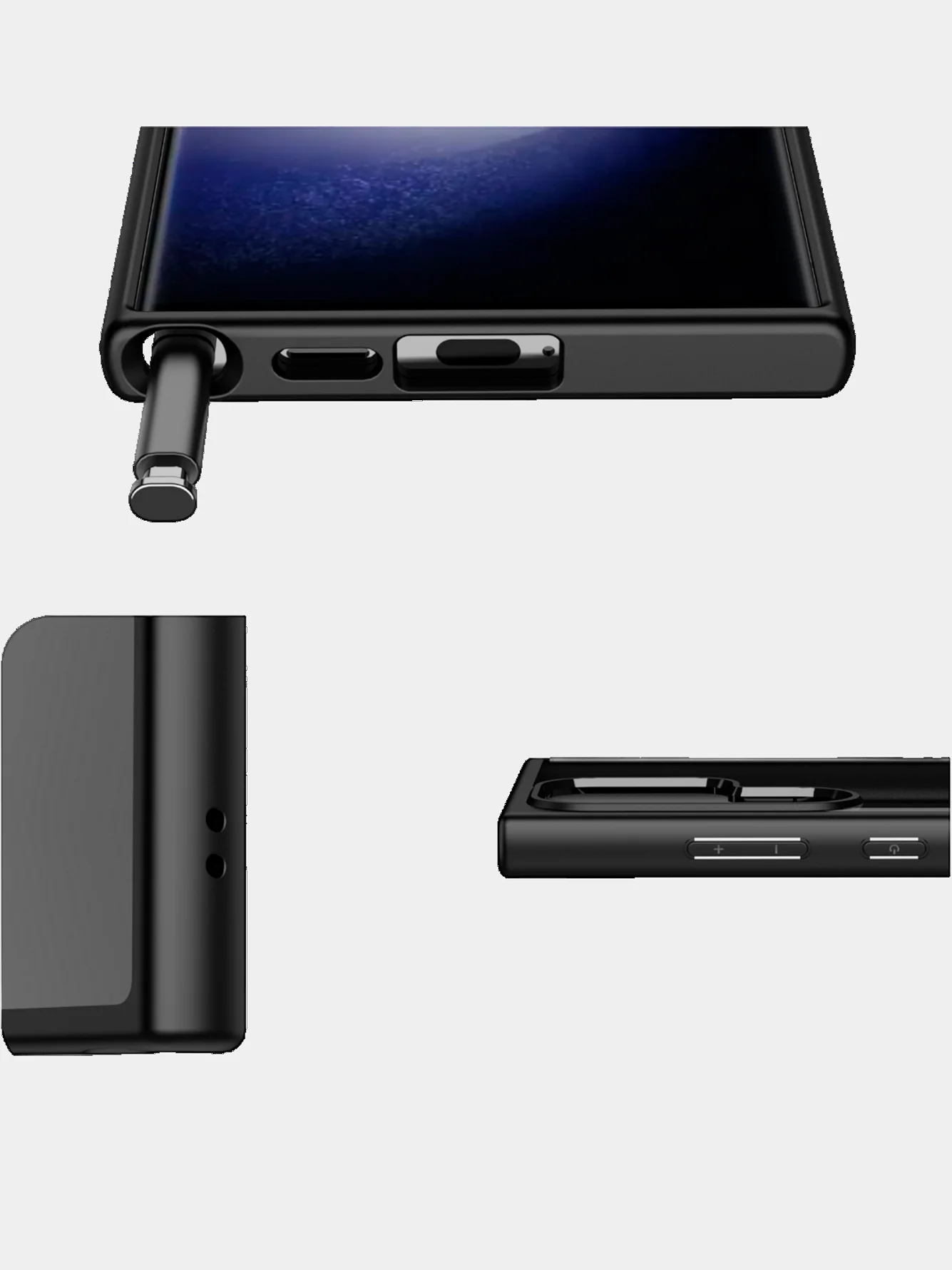 Прозрачный чехол для Samsung S24 Ultra / Самсунг S24 Ультра с силиконовым кантом