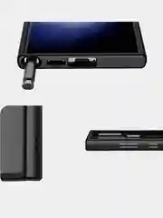 Прозрачный чехол для Samsung S24 Ultra / Самсунг S24 Ультра с силиконовым кантом