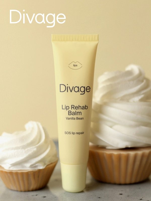 Восстанавливающий Бальзам Для Губ Divage Lip Rehab Balm Sos Lip Repair ваниль