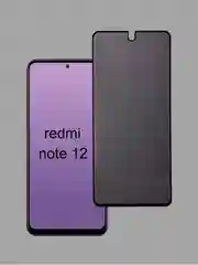 Защитное стекло Антишпион для Xiaomi Redmi Note 12, Сяоми Редми Ноте 12, приватное стекло