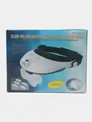Лупа налобная 1.0/2.0/3.0/4.0/5.0/6.0x с подсветкой (2 LED)