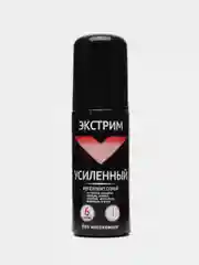 Черный спрей от комаров, клещей, мошки, репеллент, от слепней, репеллент "Экстрим Усиленный"