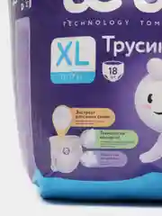 Подгузники-трусики teto, XL, 18 шт