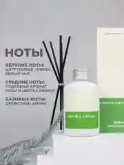 Белый ароматический диффузор для дома, наполнитель, 100 мл, 5 палочек из фиброволокна