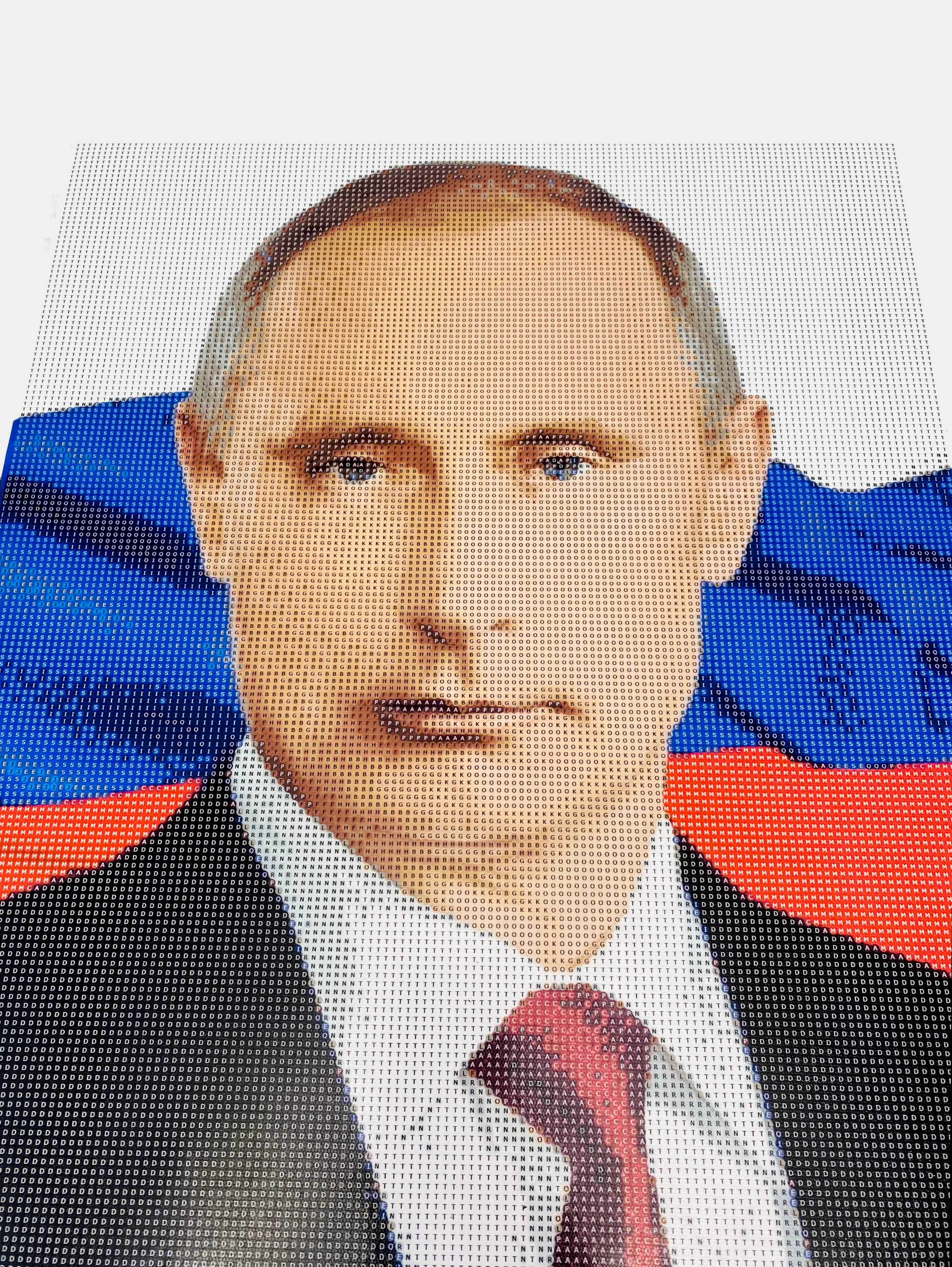 Алмазная мозаика 40х50 см на подрамнике "Владимир Путин"