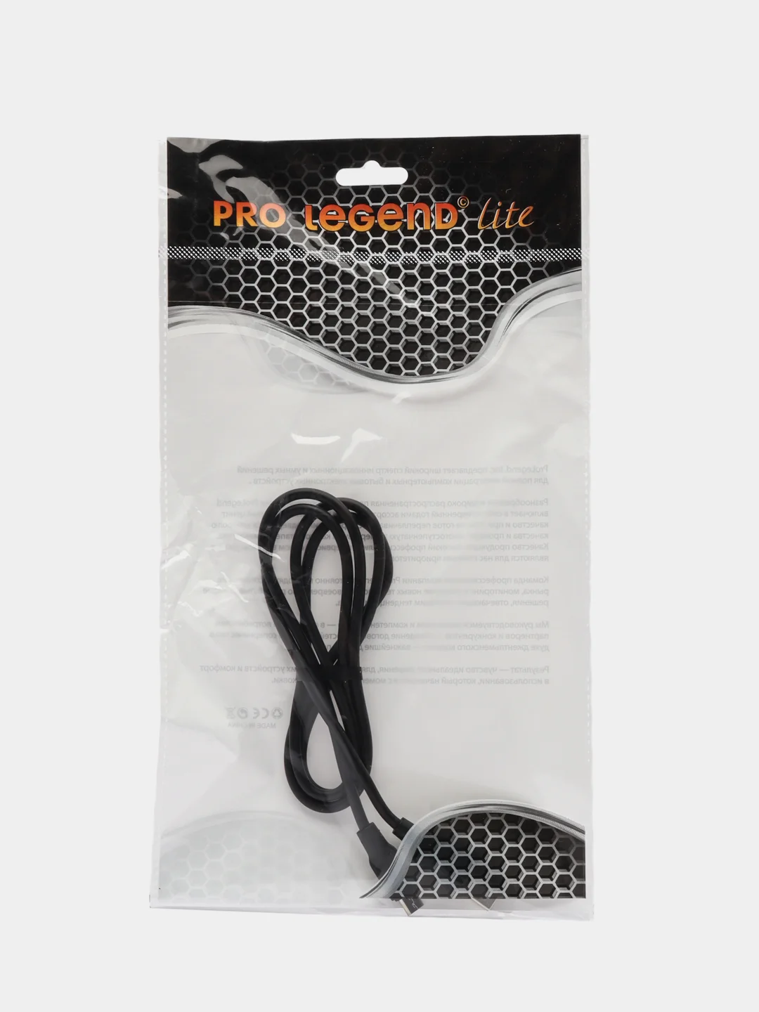 USB кабель Pro Legend micro USB, чёрный, 1м