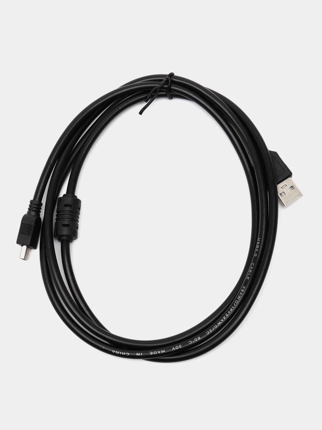 Кабель USB 2.0 A вилка <--> Mini USB 5P вилка, 1.5 м. черный