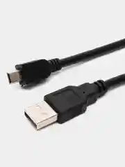 Кабель USB 2.0 A вилка <--> Mini USB 5P вилка, 1.5 м. черный