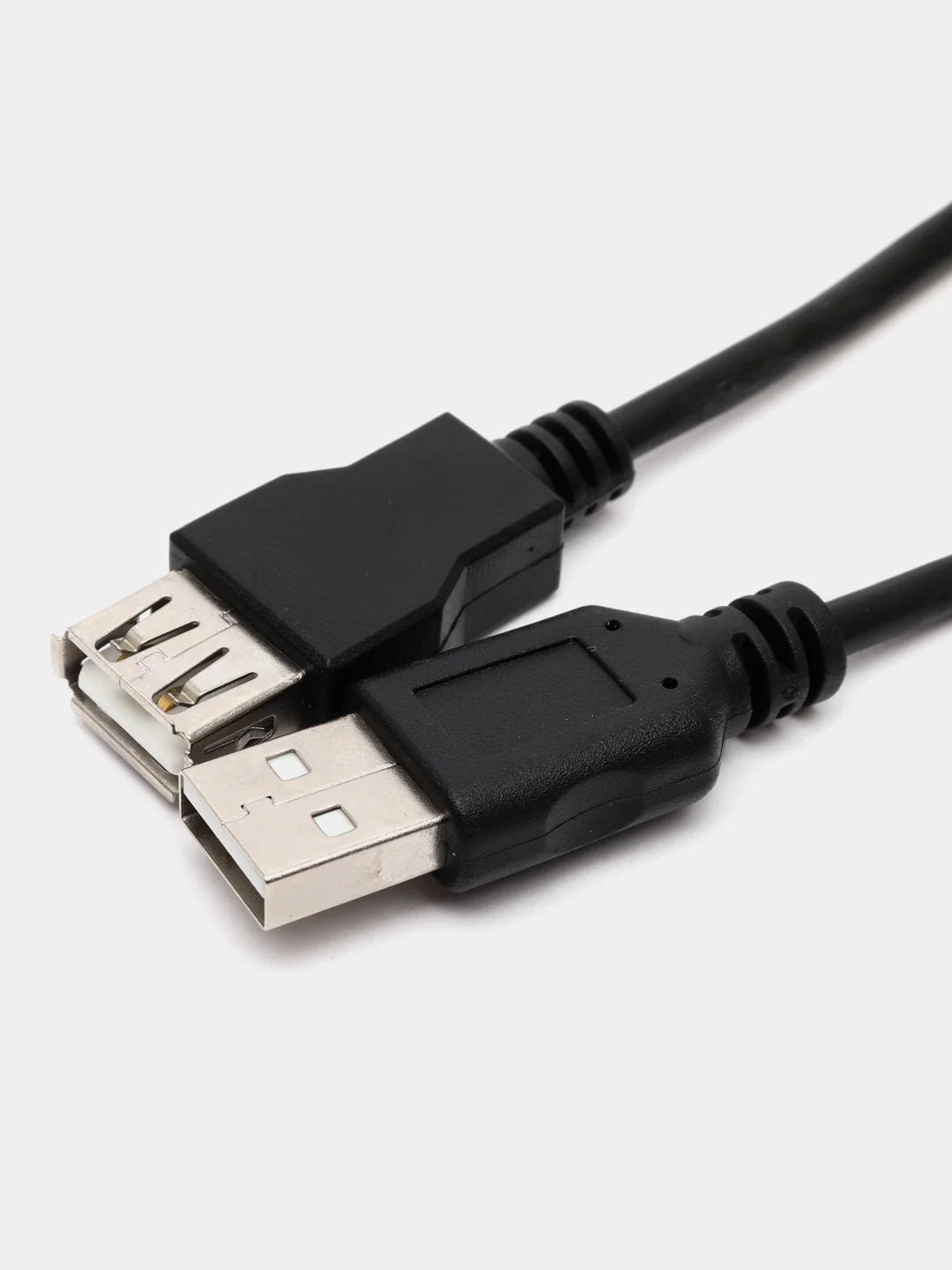 Кабель USB 2.0 А вилка <--> USB А розетка, удлинитель 3 м. черный