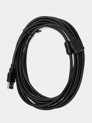 Кабель USB 2.0 А вилка <--> USB А розетка, удлинитель 5 м. черный
