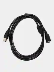 Кабель USB 2.0 А вилка <--> USB А розетка, удлинитель 1.5 м. черный