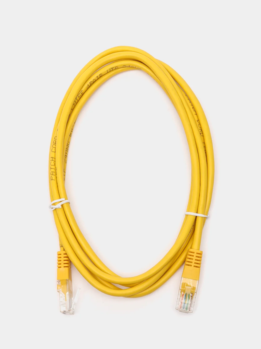 Патчкорд UTP кат.5E RJ-45 вилка <--> RJ-45 вилка, желтый, 2 м.