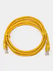Патчкорд UTP кат.5E RJ-45 вилка <--> RJ-45 вилка, желтый, 1.5 м.