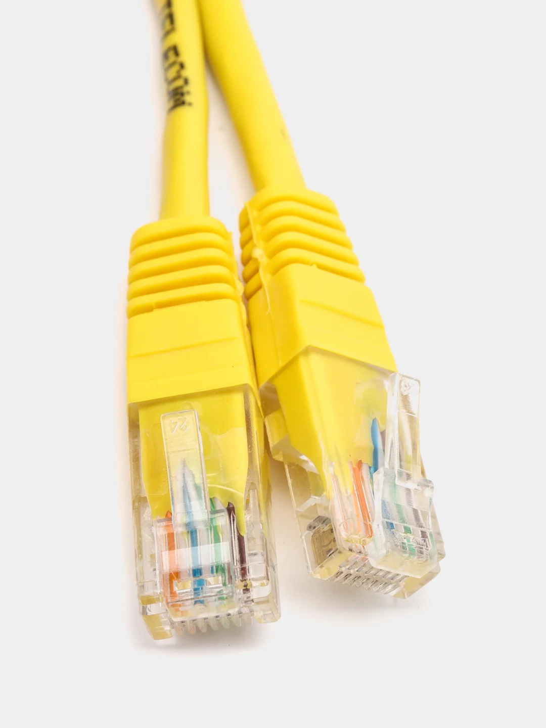 Патчкорд UTP кат.5E RJ-45 вилка <--> RJ-45 вилка, желтый, 1 м.