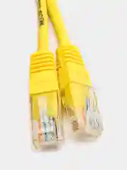 Патчкорд UTP кат.5E RJ-45 вилка <--> RJ-45 вилка, желтый, 1 м.