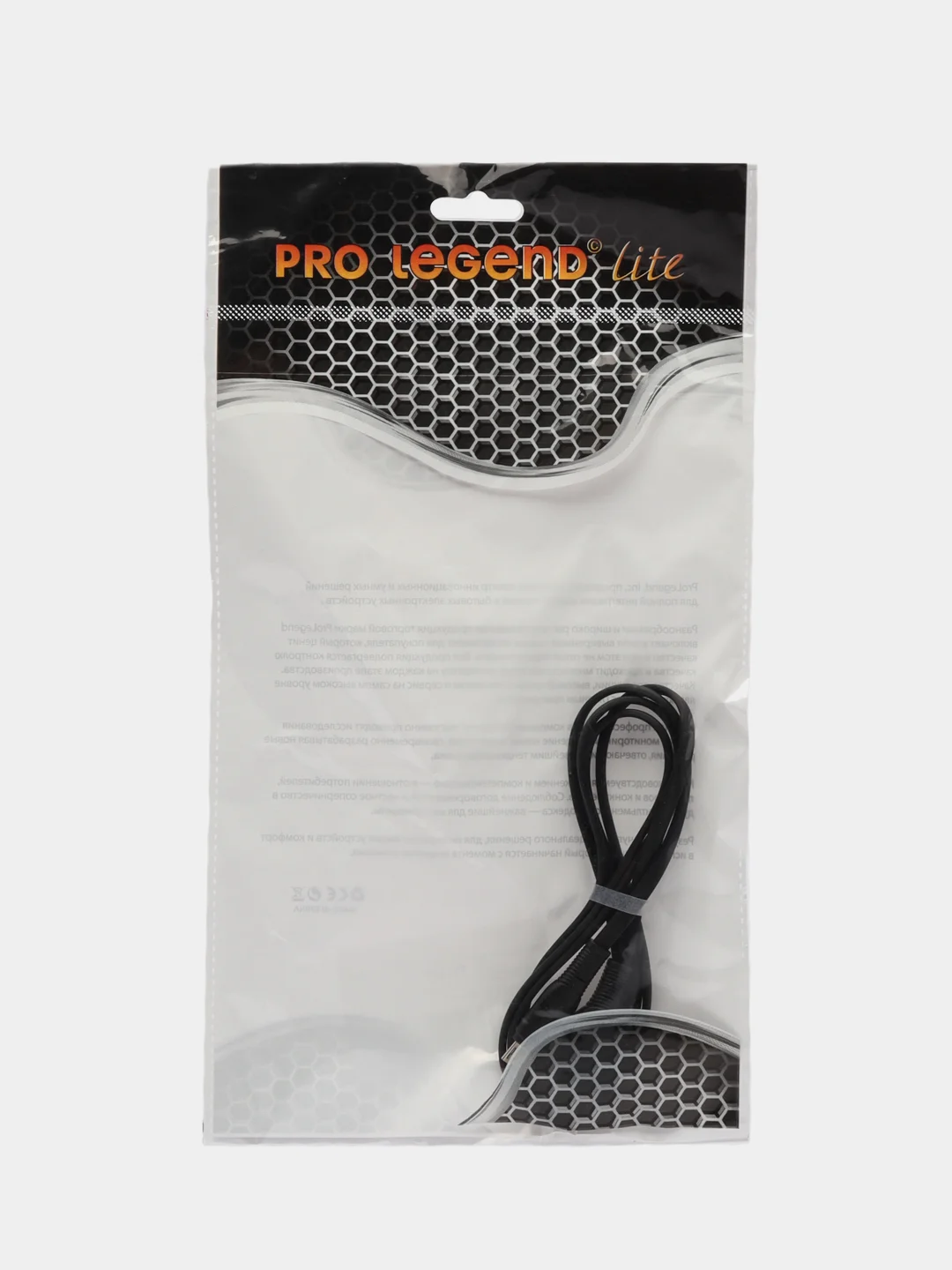 USB кабель Pro Legend плоский micro USB, 1м, чёрный