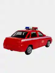 Красный ваз-2110, Лада Приора, 12см/музыкальная/со светом/открываются передние двери/металлическая