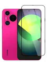Прозрачный стекло 1-2 шт для HUAWEI Pura 70 защитное BROSCORP с олеофобным покрытием и черной рамкой