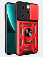 Хром чехол противоударный для Infinix Hot 40 и 40 Pro/Инфиникс Хот 40 и 40 Про с защитой камеры