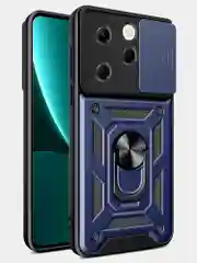 Хром чехол противоударный для Infinix Hot 40 и 40 Pro/Инфиникс Хот 40 и 40 Про с защитой камеры