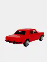 Алый машина ВАЗ-2105/ ВОЛГА,12см/музыкальная/со светом/открываются передние двери/металлическая