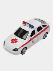 Прозрачный ваз-2110, Лада Приора, 12см/музыкальная/со светом/открываются передние двери/металлическая